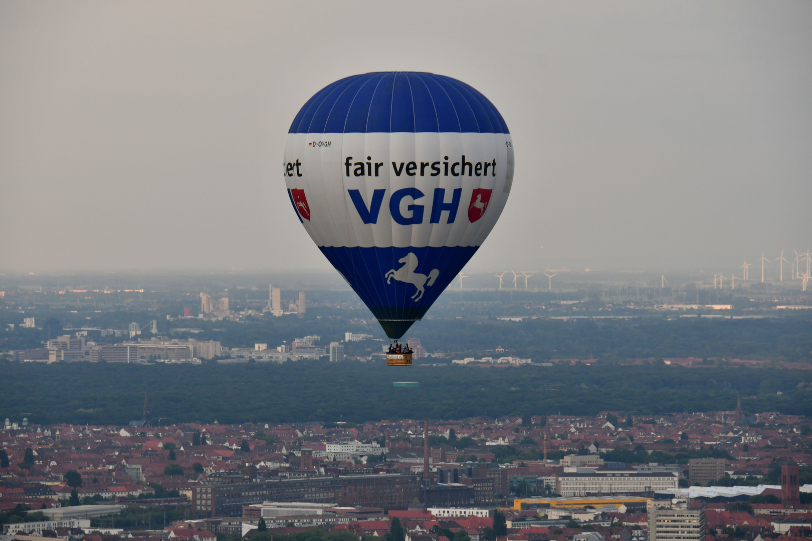 Ballonreise Über Hannover