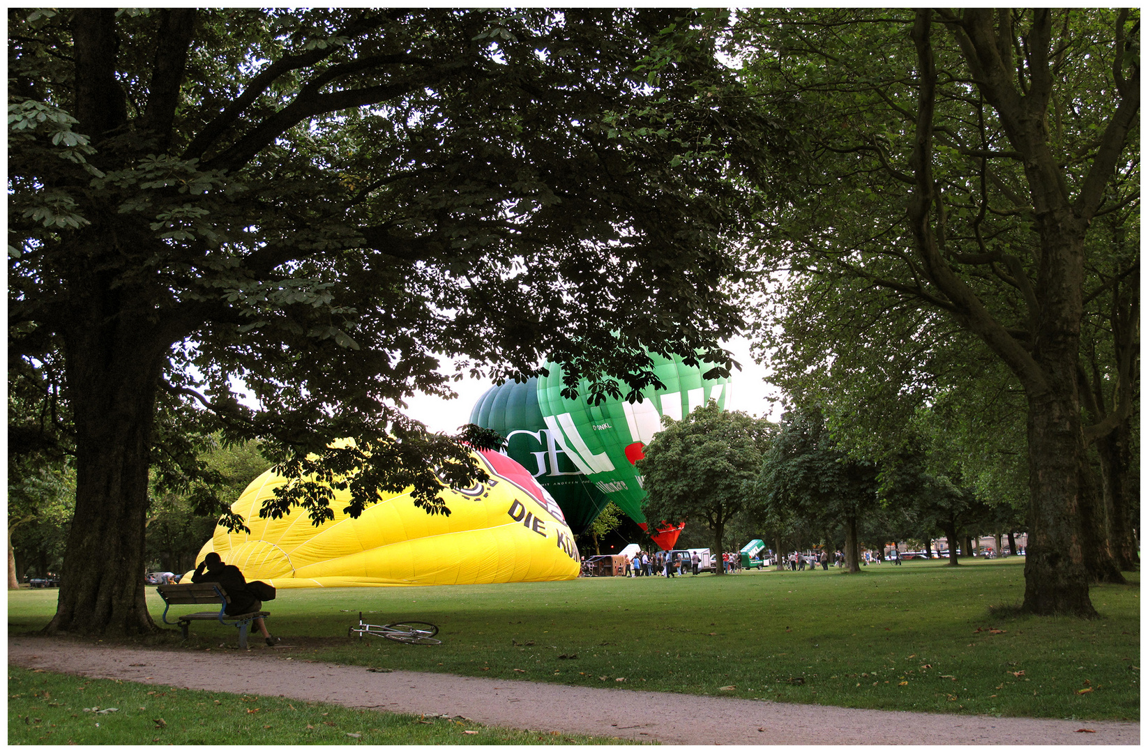 Ballons im Park 1