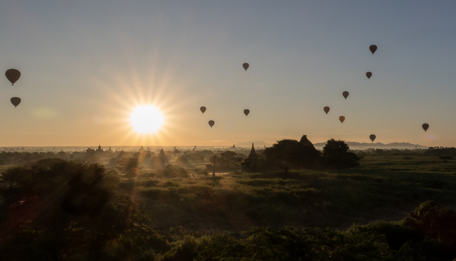 Ballons over Bagan