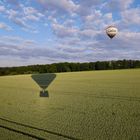 Ballons und Schatten