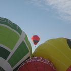 Ballons vor dem Start