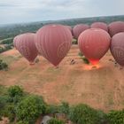 Ballonstart in Bagan