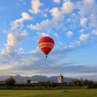 Ballonstart in den Morgen