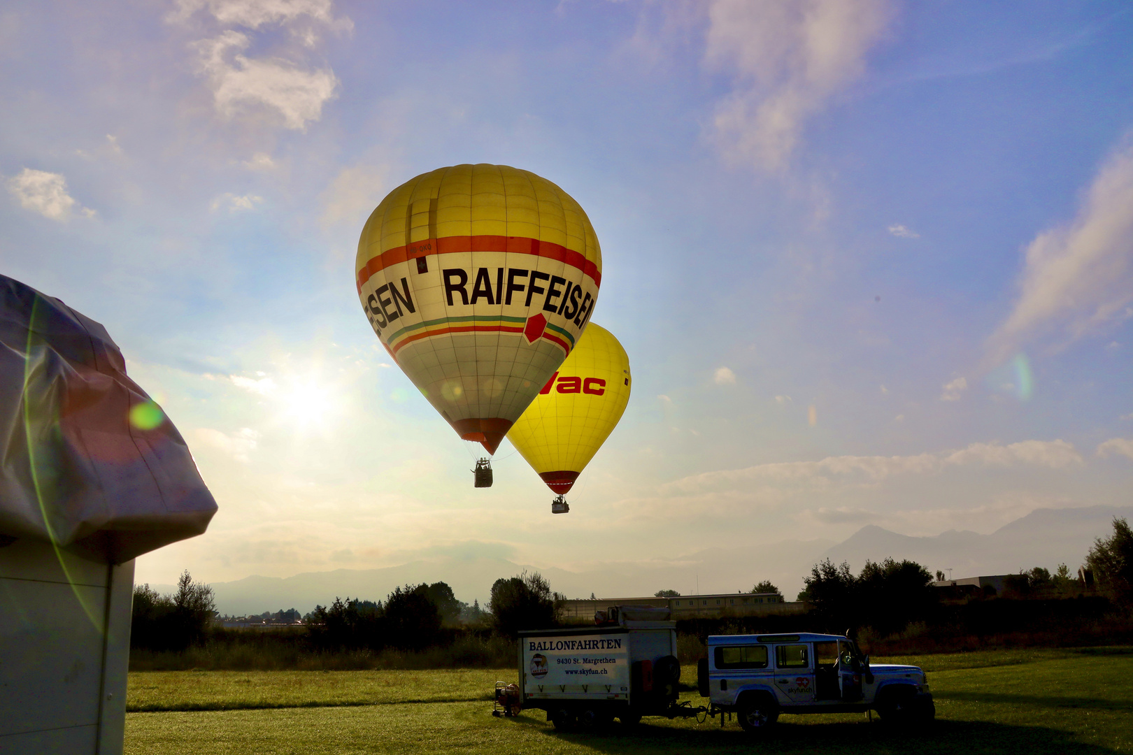 Ballonstart in St. Margrethen