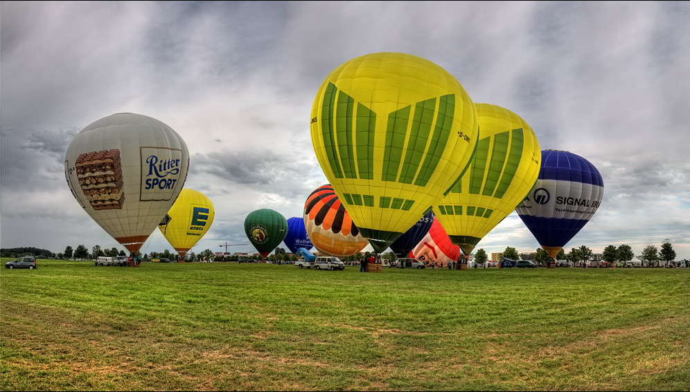 Ballonstarts Scharnhauser Park 1