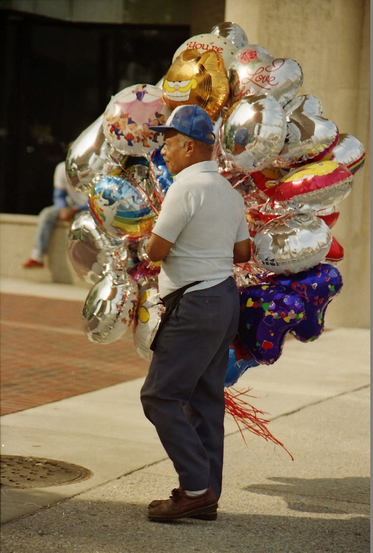 Ballonverkäufer / Baltimore USA 1988