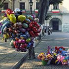 Ballonverkäufer in Oaxaca