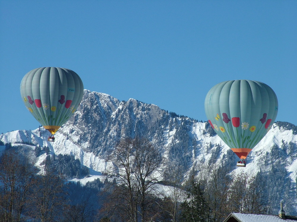 Ballonwoche in Chatéau-d Oex /Schweiz