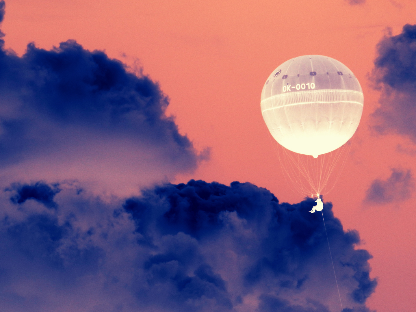 Balloon and Clouds