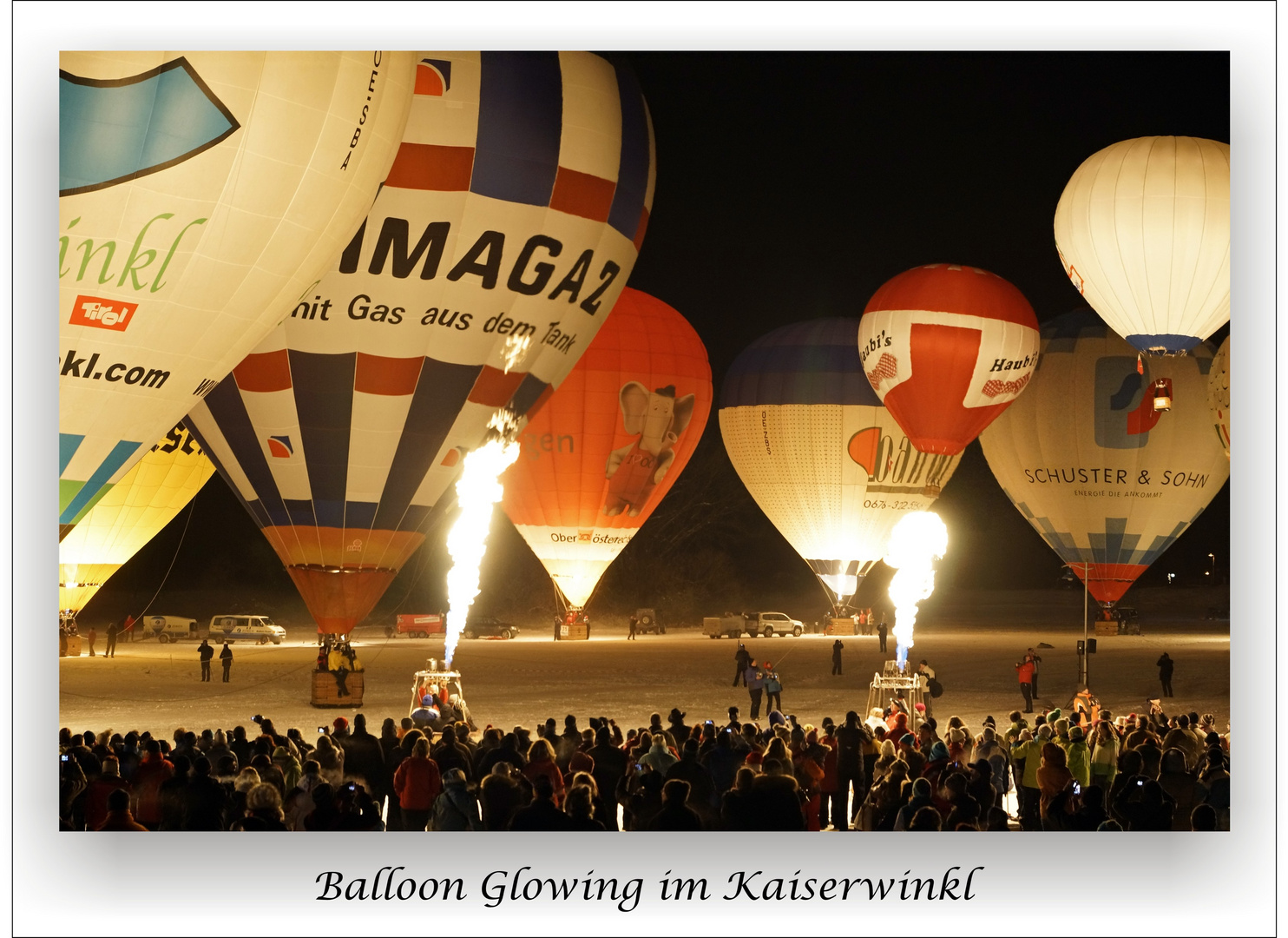 Balloon Glowing im Kaiserwinkl