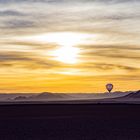 Balloon over the Namib Desert