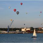 Balloon Sail über der Förde