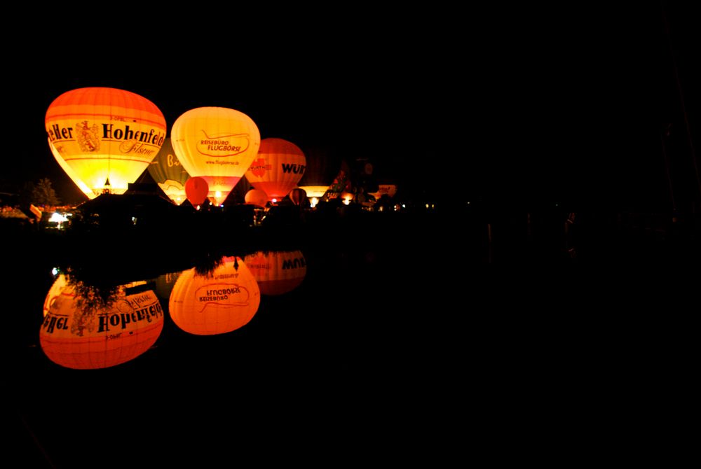 Ballooning by night