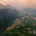 Ballooning in Vang Vieng