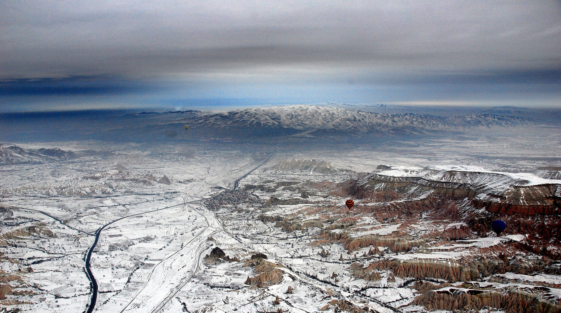 Ballooning over Capadocia