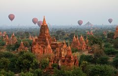 Balloons over Bagan