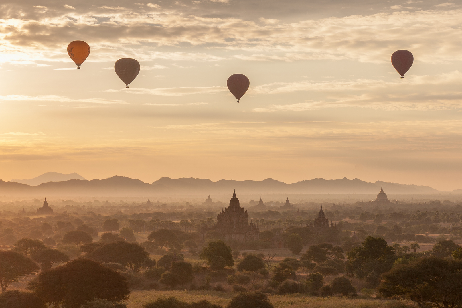 Balloons over Bagan