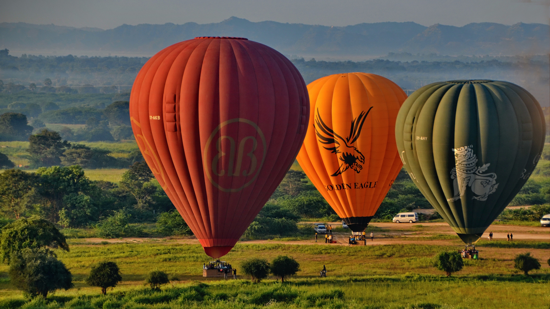 Balloons over Bagan