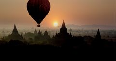 Balloons over Bagan