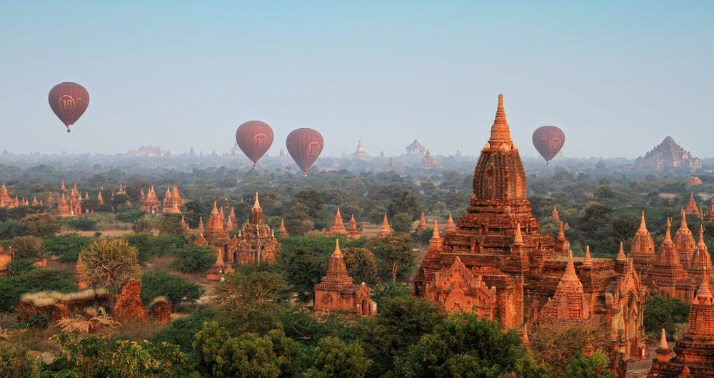 Balloons over Bagan II