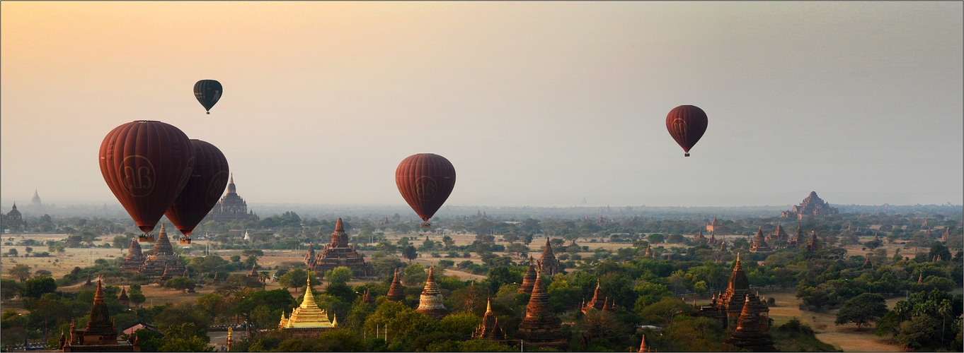 Balloons over Bagan IV