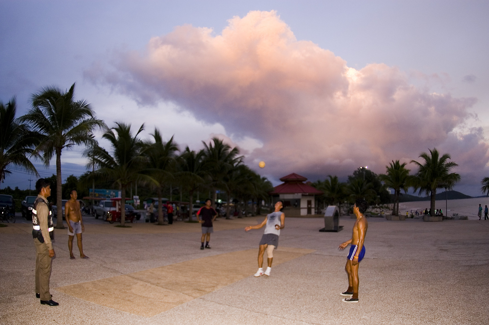 Ballspiele in Thailand