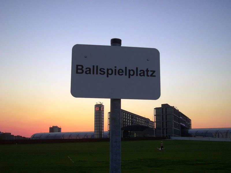 Ballspielplatz Berliner Hauptbahnhof