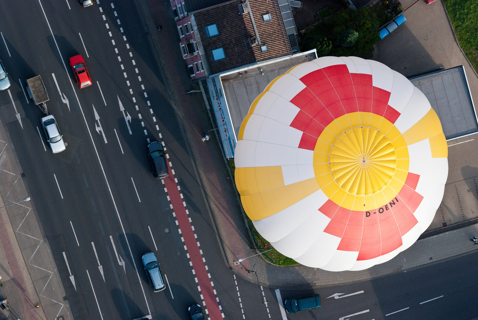 Balon über Aachen