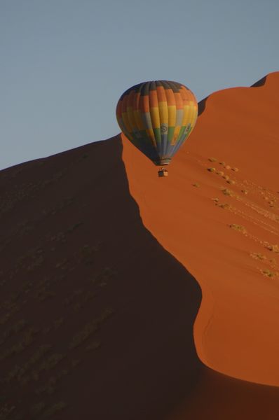 Balooning über den Dünen