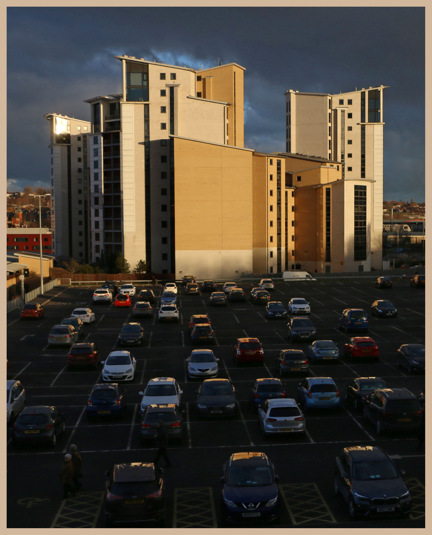 Baltic Quay appartments Gateshead in winter 4