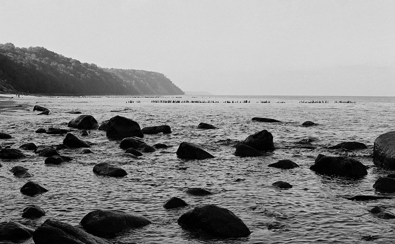 baltic sea black stones