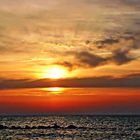 Baltic sea sunset