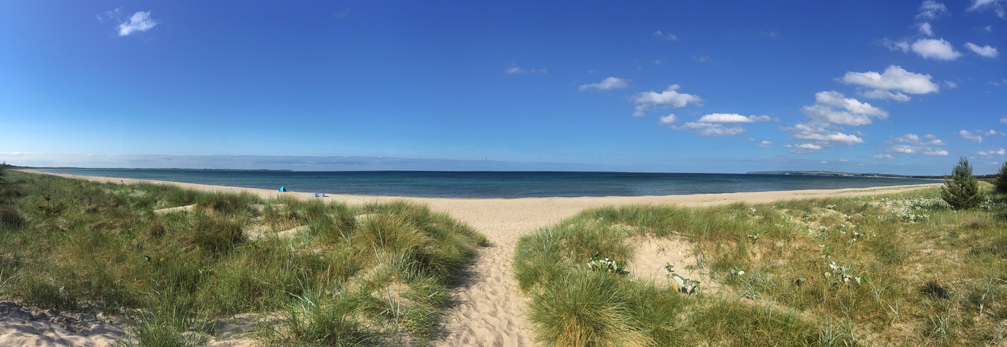 baltic sea view panorama