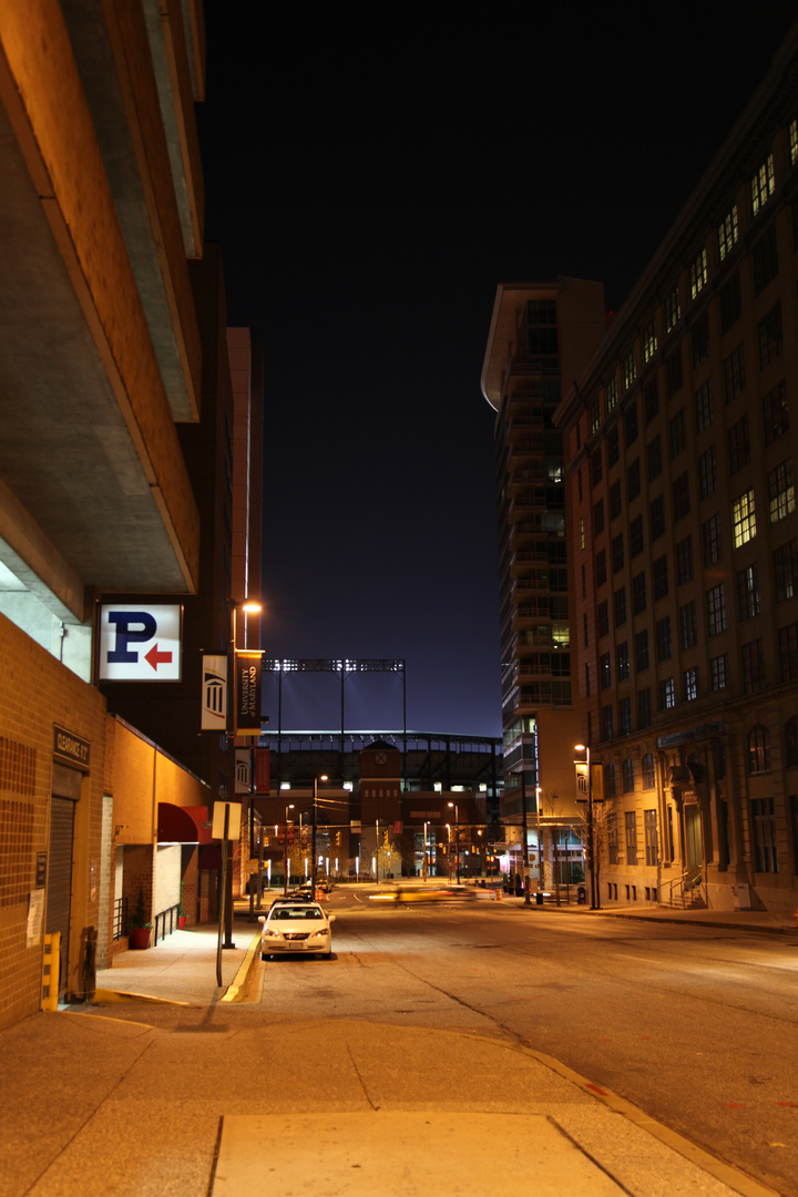 Baltimore at night