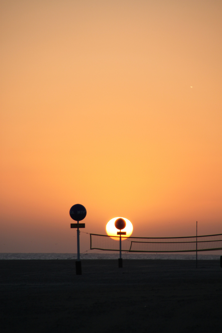 Baltrum 2011 -Sonnenaufgang um 5.12 Uhr