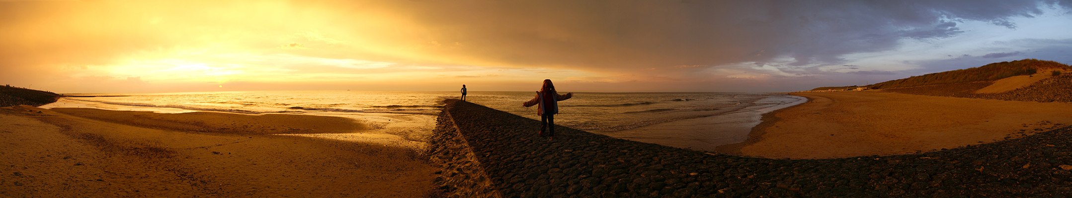 Baltrum Abendpanorama