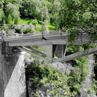 Baltschieder Viadukt im Wallis an der Lötschberg - Südrampe 