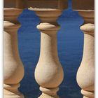 Balustrade en bord de mer