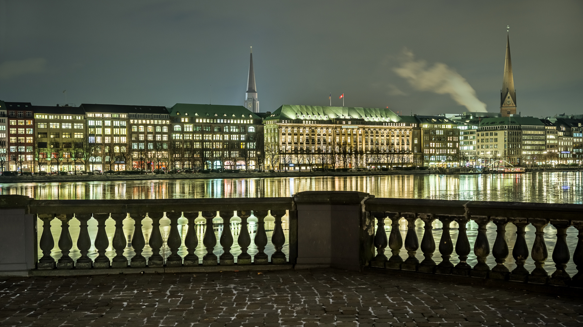 Balustrade Lombardsbrücke