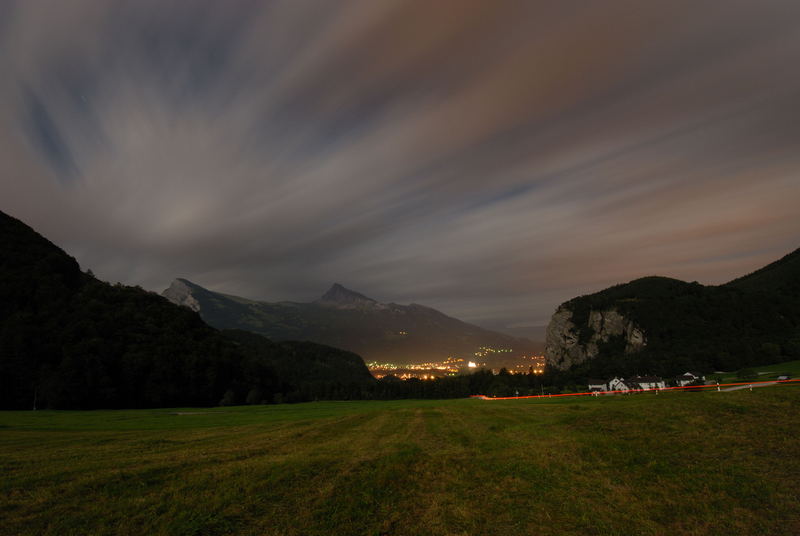 Balzers in einer Vollmondnacht