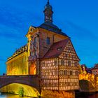 Bamberg. Altes Rathaus. Blaue Stunde.