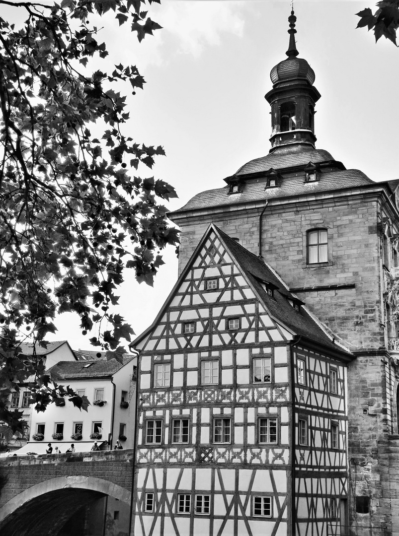 Bamberg - Altes Rathaus sw