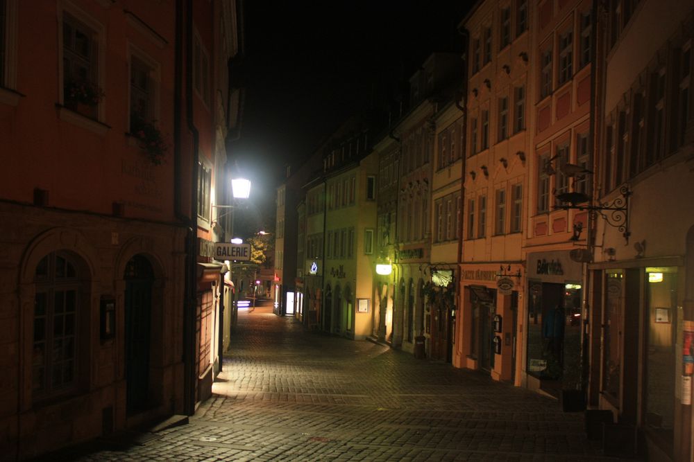 Bamberg bei nacht