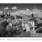 Bamberg - Blick vom Schloss Geyerswörth