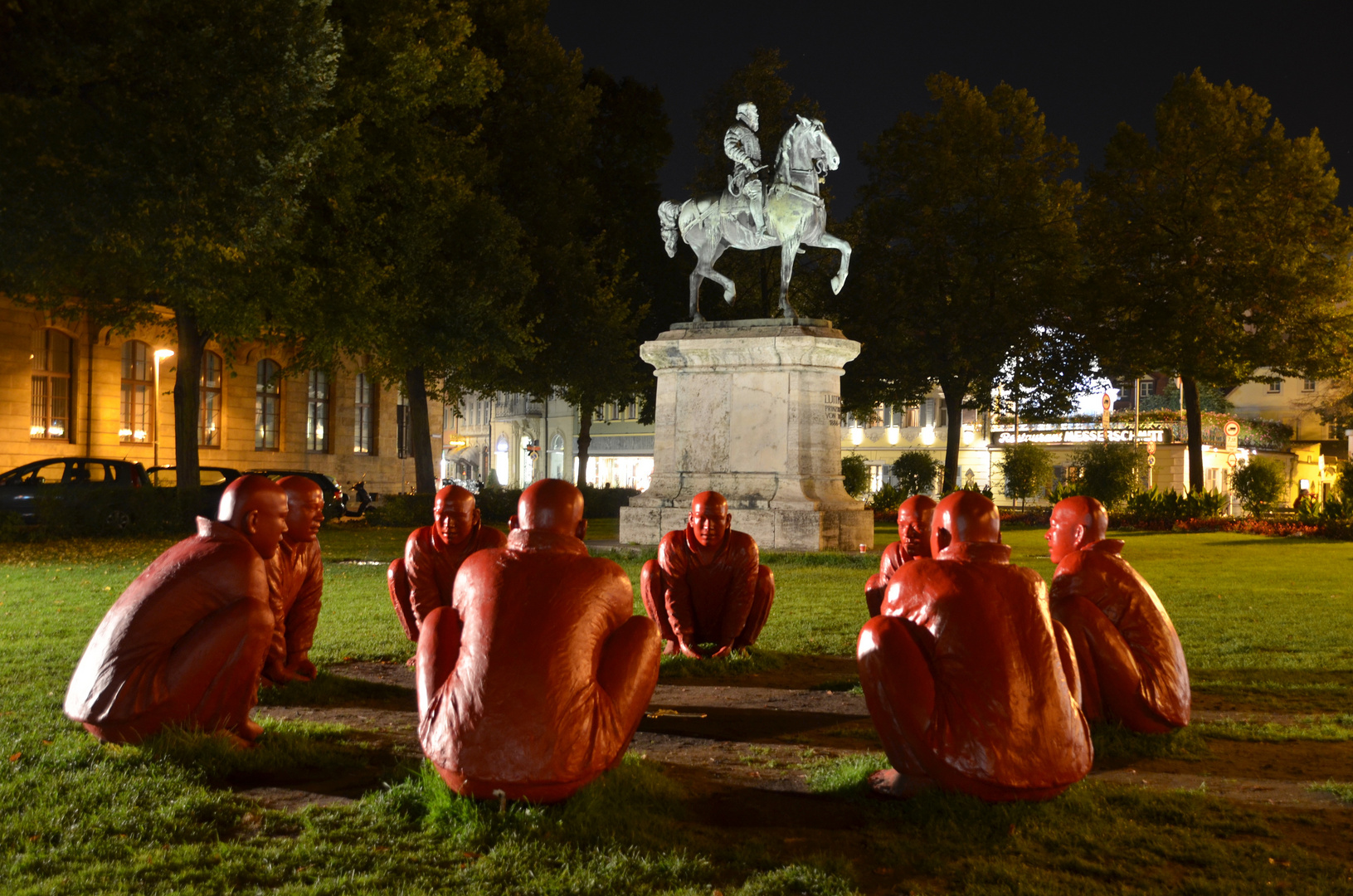 Bamberg - Ein (Reiters-)Mann sieht rot!