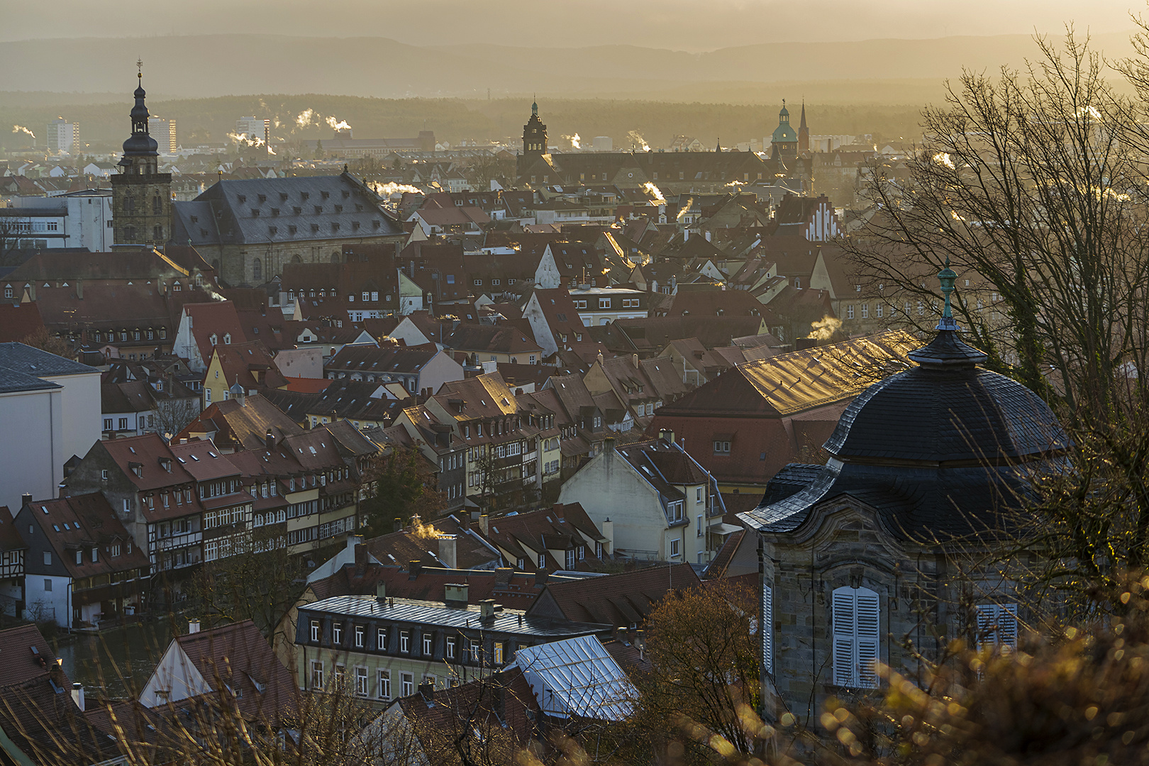 Bamberg Inselstadt von Kloster Michaelsberg