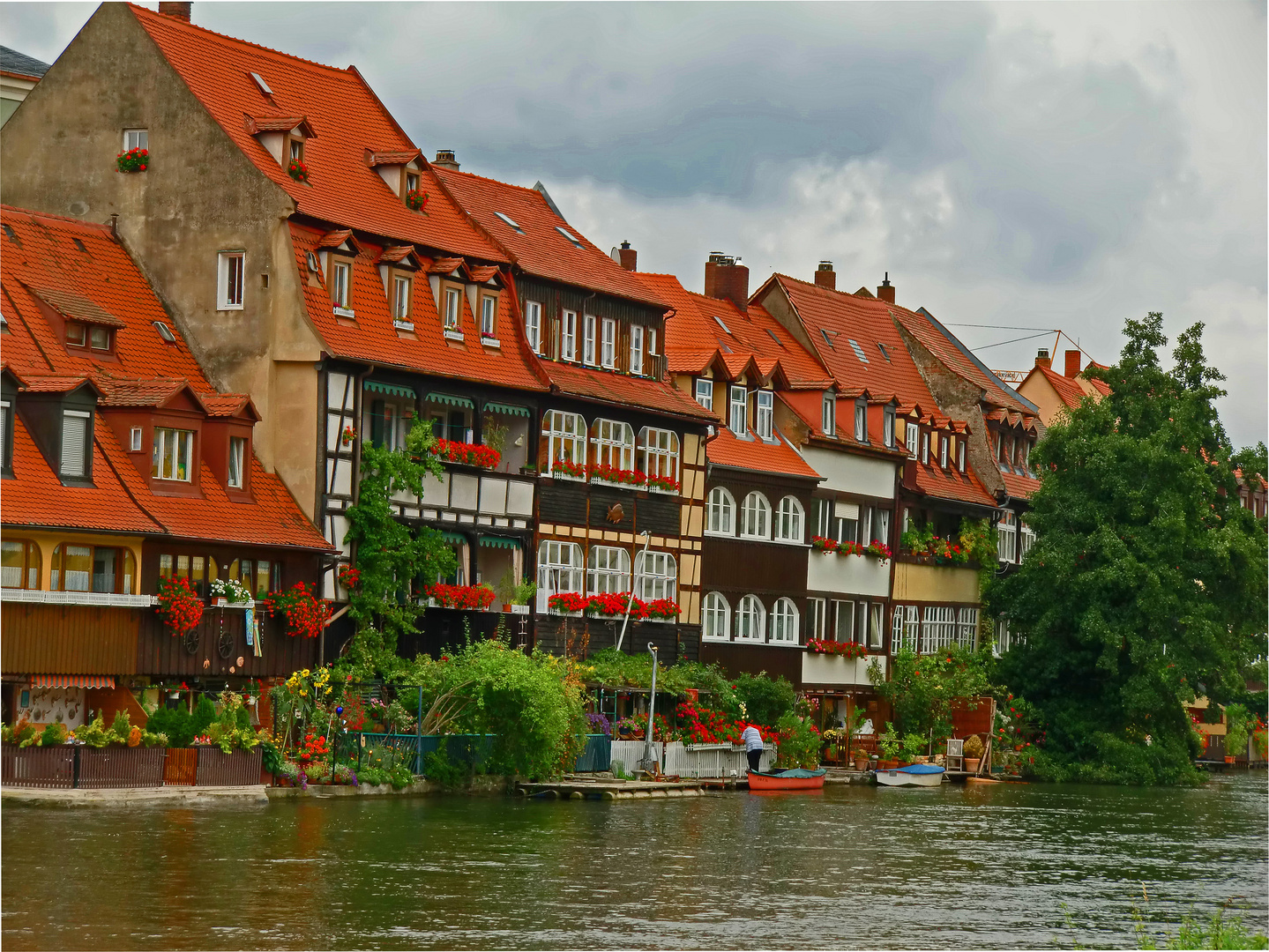 Bamberg - Klein Venedig -, Häuser mit Gesicht...