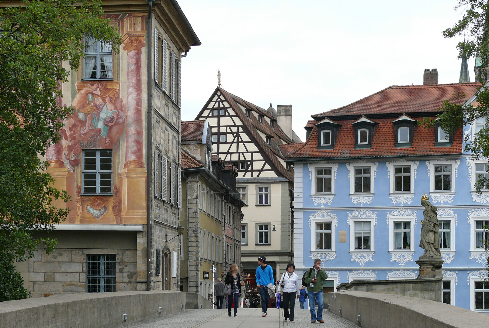 Bamberg (Oberfranken) 1 - Untere Brücke am Alten Rathaus