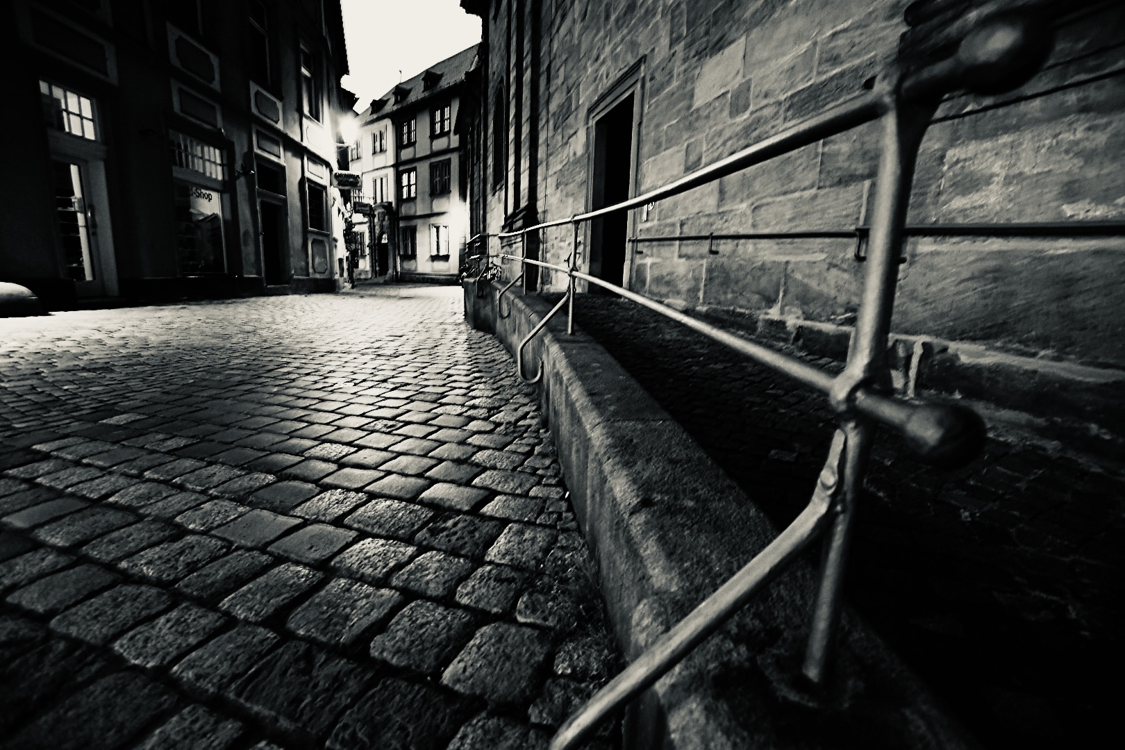 Bamberger Altstadt bei Nacht