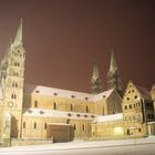 Bamberger Dom mit weißer Weste